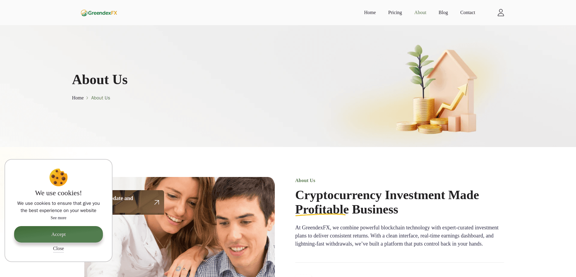 Screenshot for greendexfx.org - 3