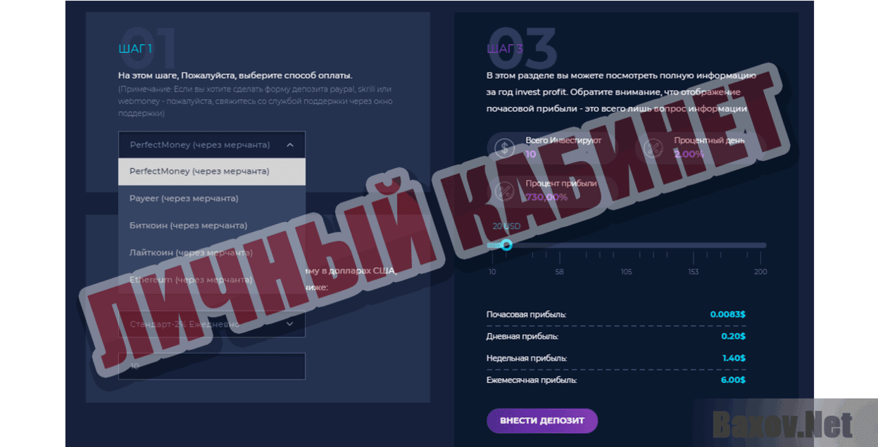 BitsMax Личный кабинет