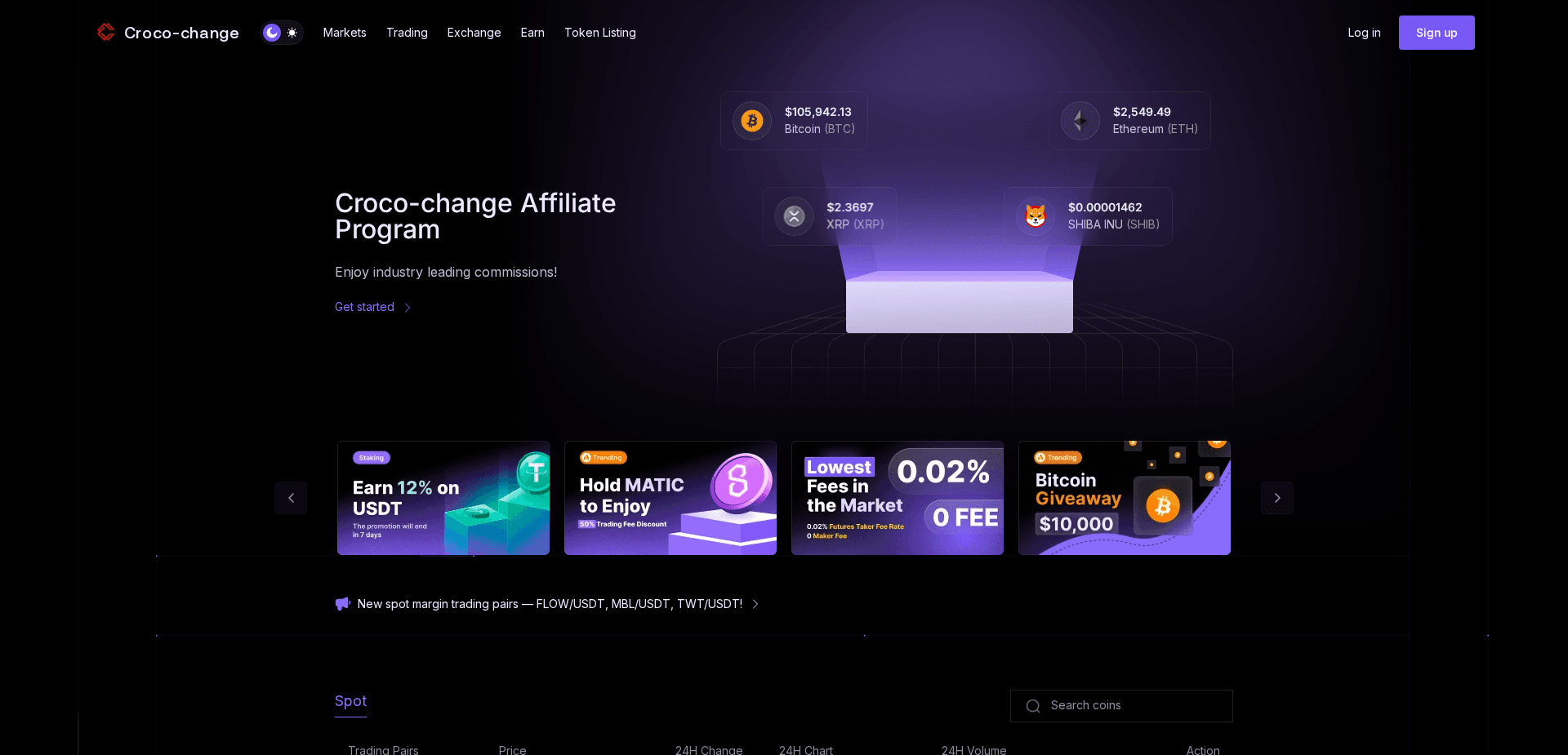 Screenshot for croco-change.com - 0