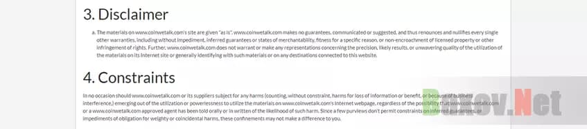 Отказ от ответственности