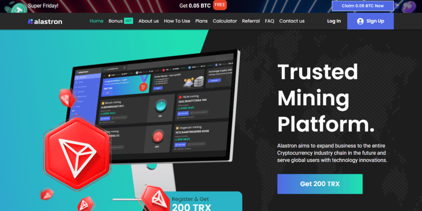 очередной лохотрон с облачным майнингом