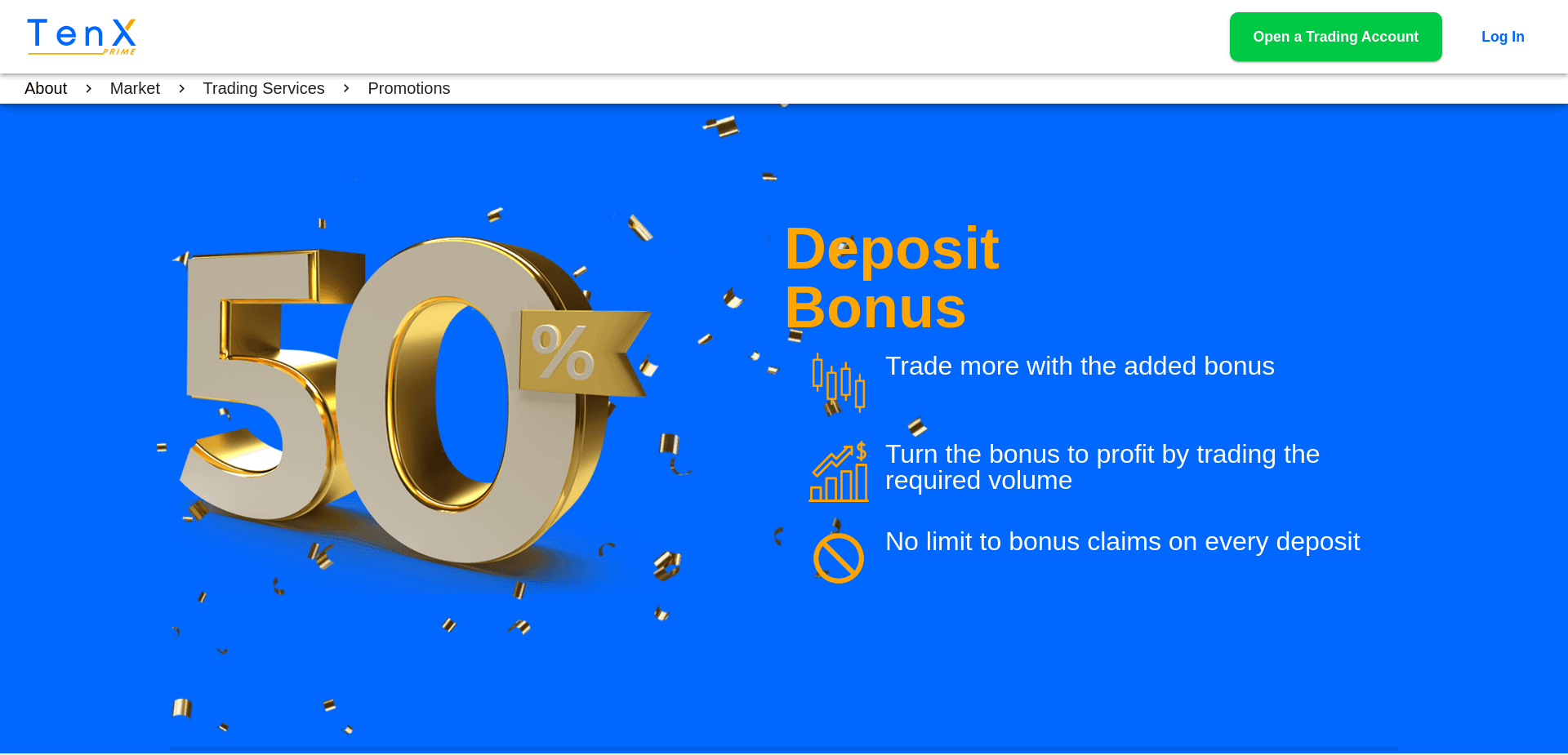 Screenshot for tenxprime.com - 1