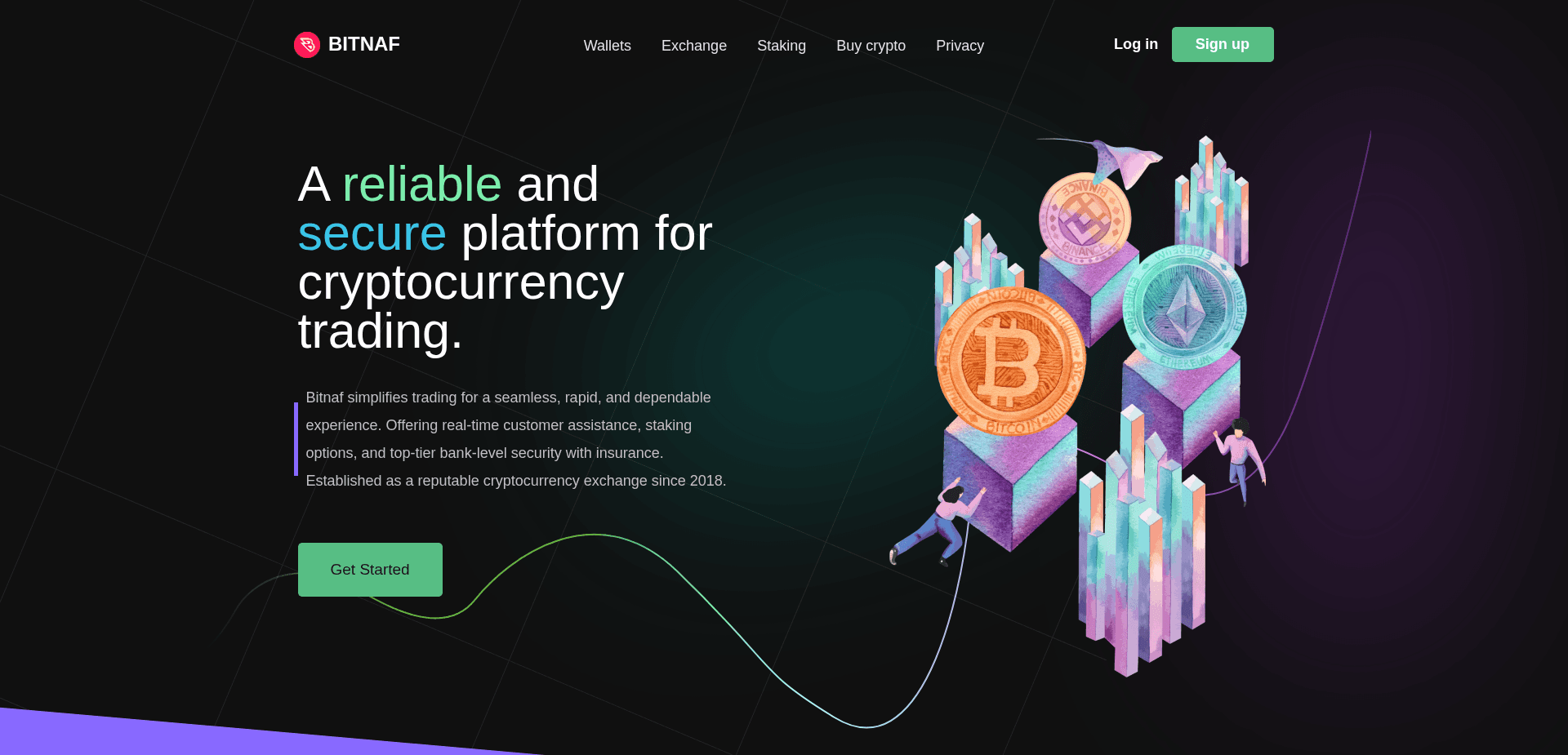 Screenshot for bitnaf.com - 2