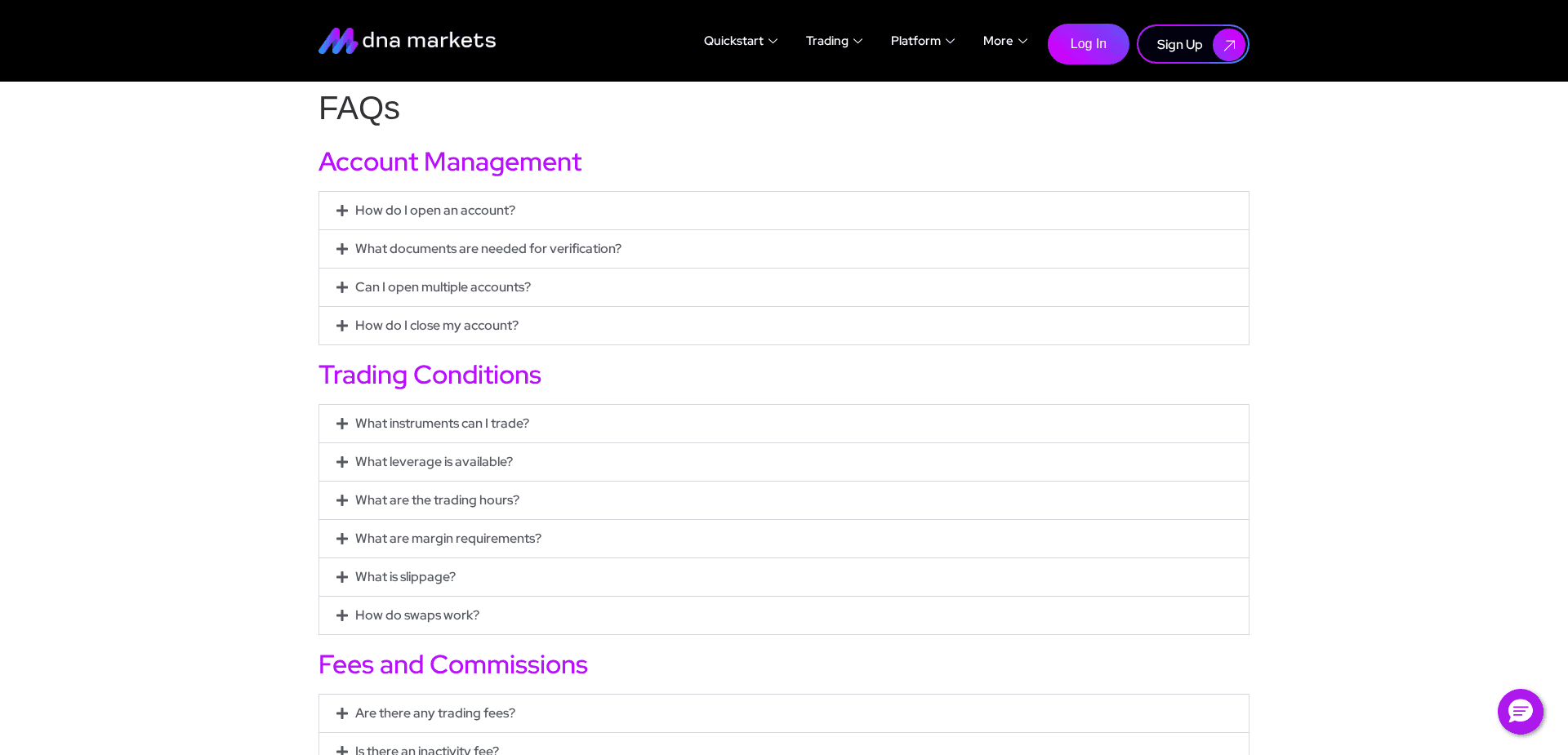 Screenshot for dnamarkets.com - 3