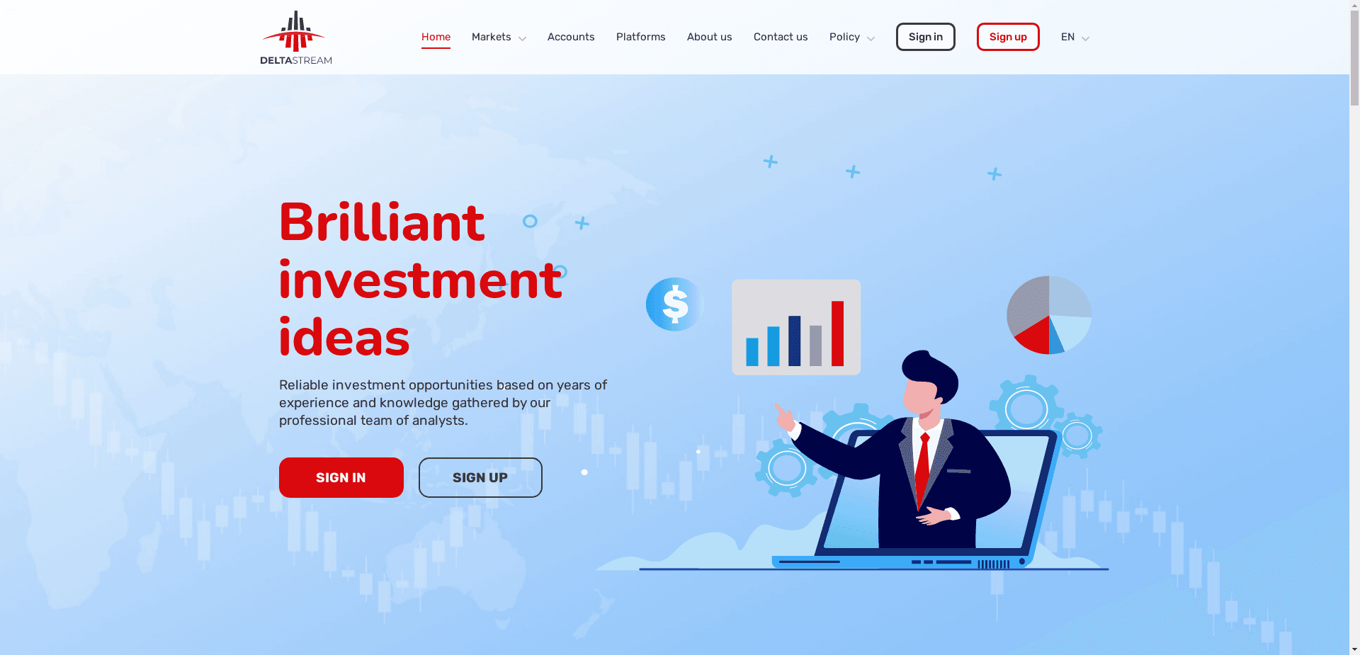 Deltastream отзывы и обзор. Развод, лохотрон или правда. Только честные и правдивые отзывы на Baxov.Net