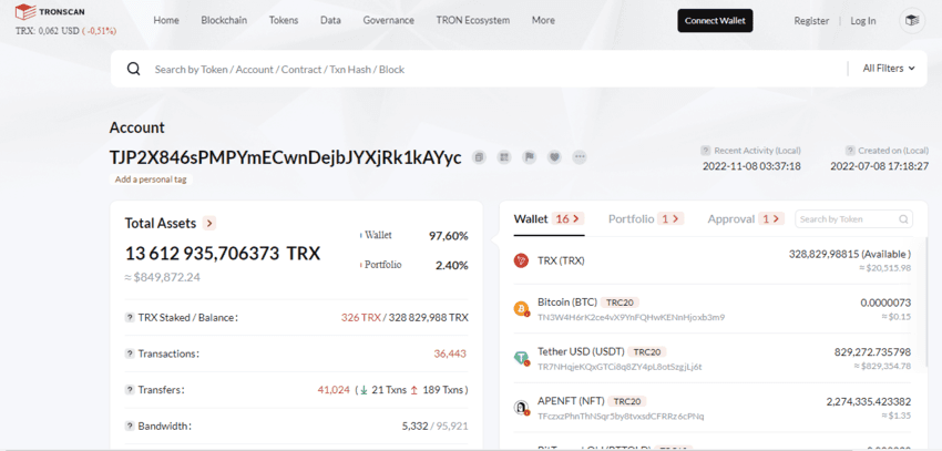 состояние кошелька мошенников