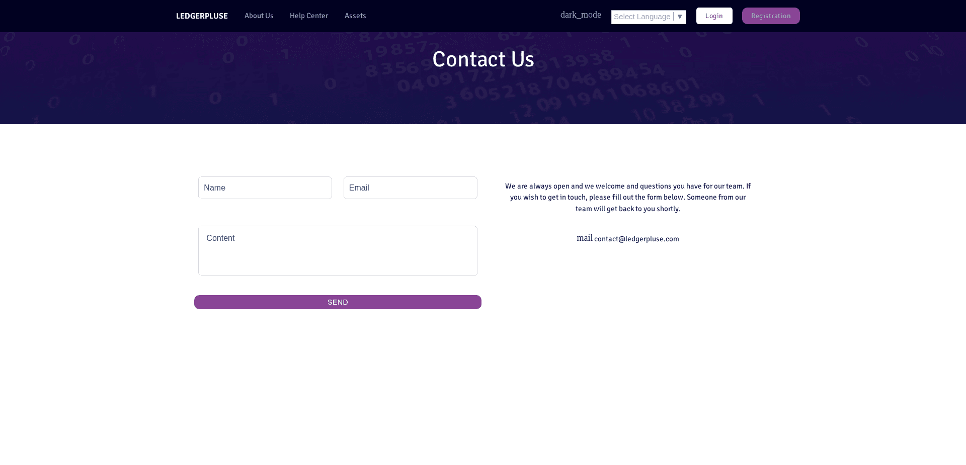 Screenshot for ledgerpluse.com - 3