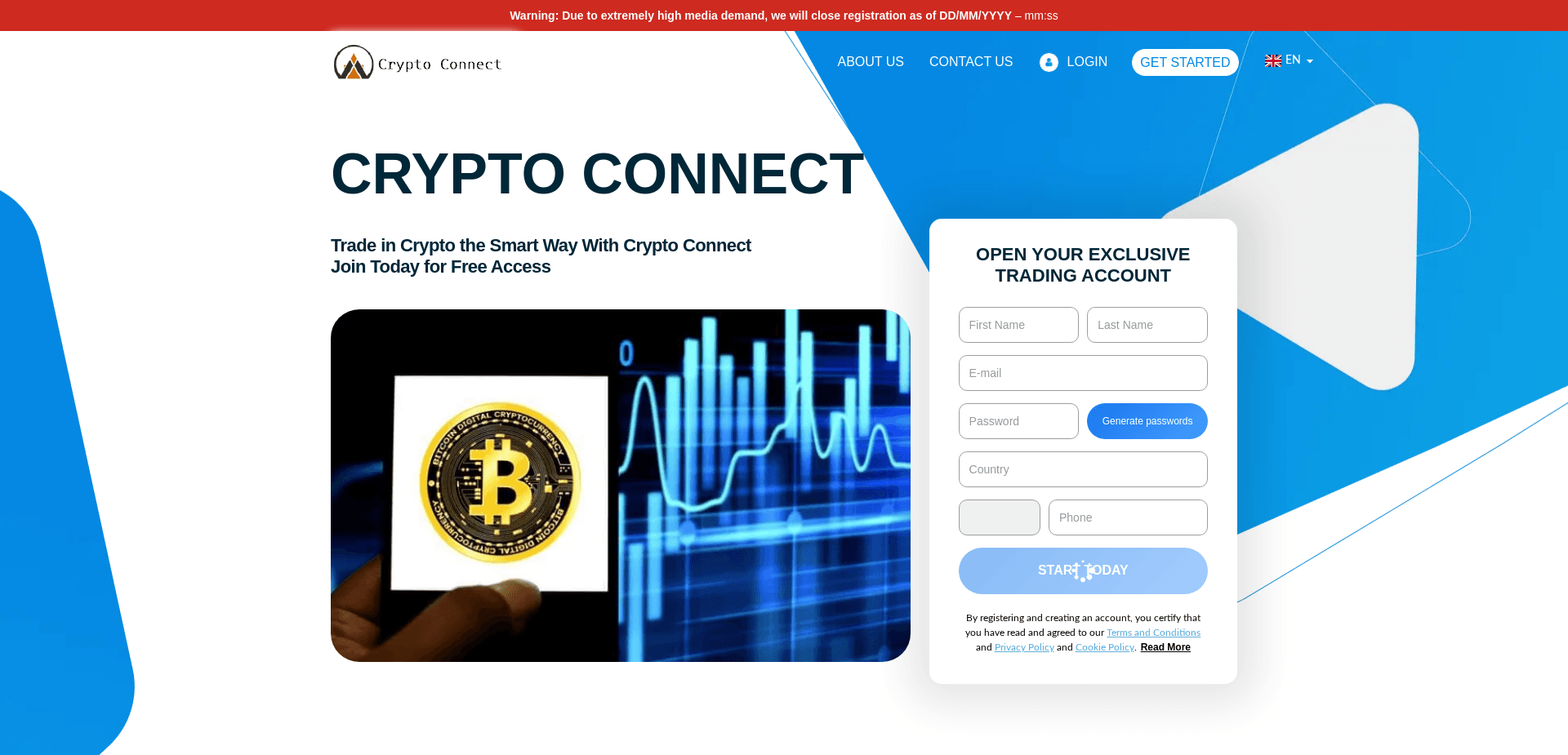 Screenshot for the-cryptoconnect.com - 0