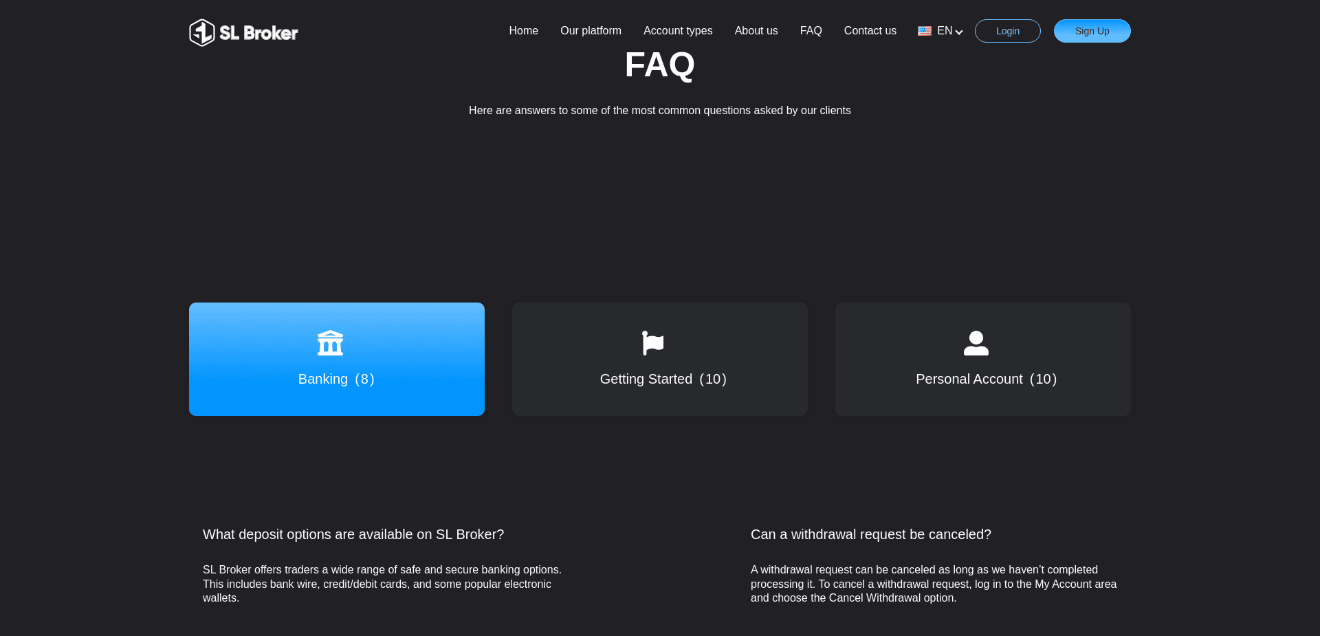 Screenshot for sl-broker.com - 1