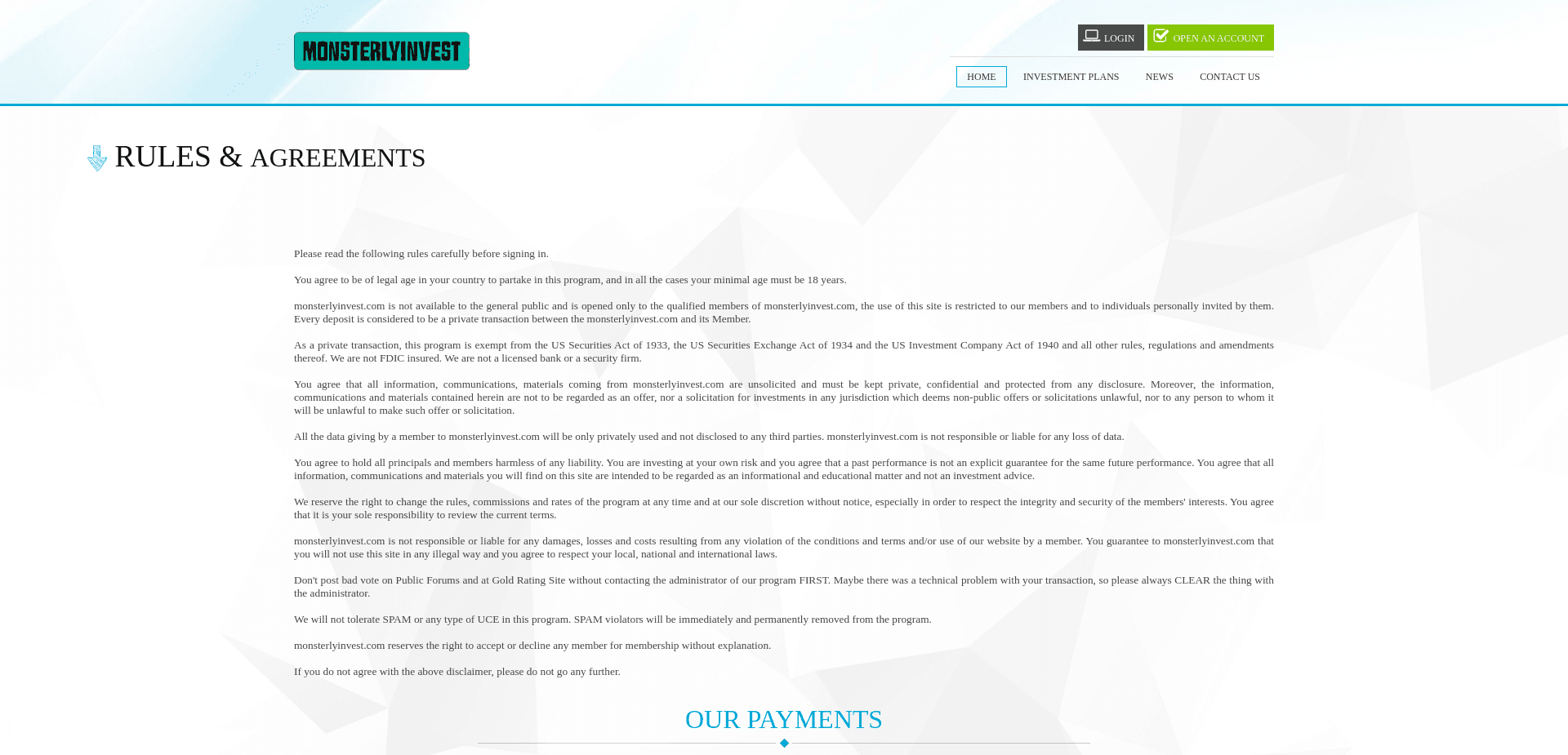 Screenshot for monsterlyinvest.com - 0