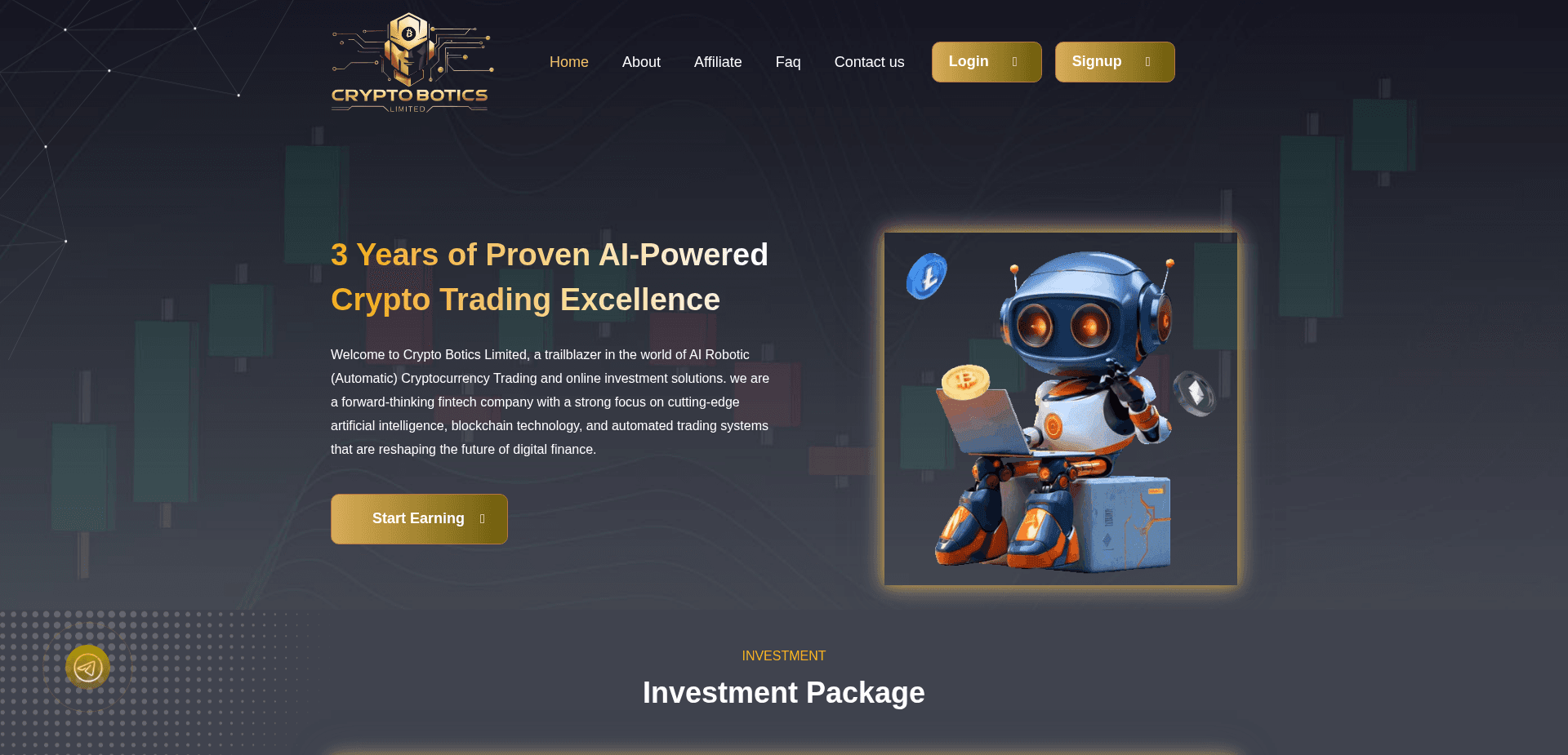 Screenshot for cryptobotics.net - 0