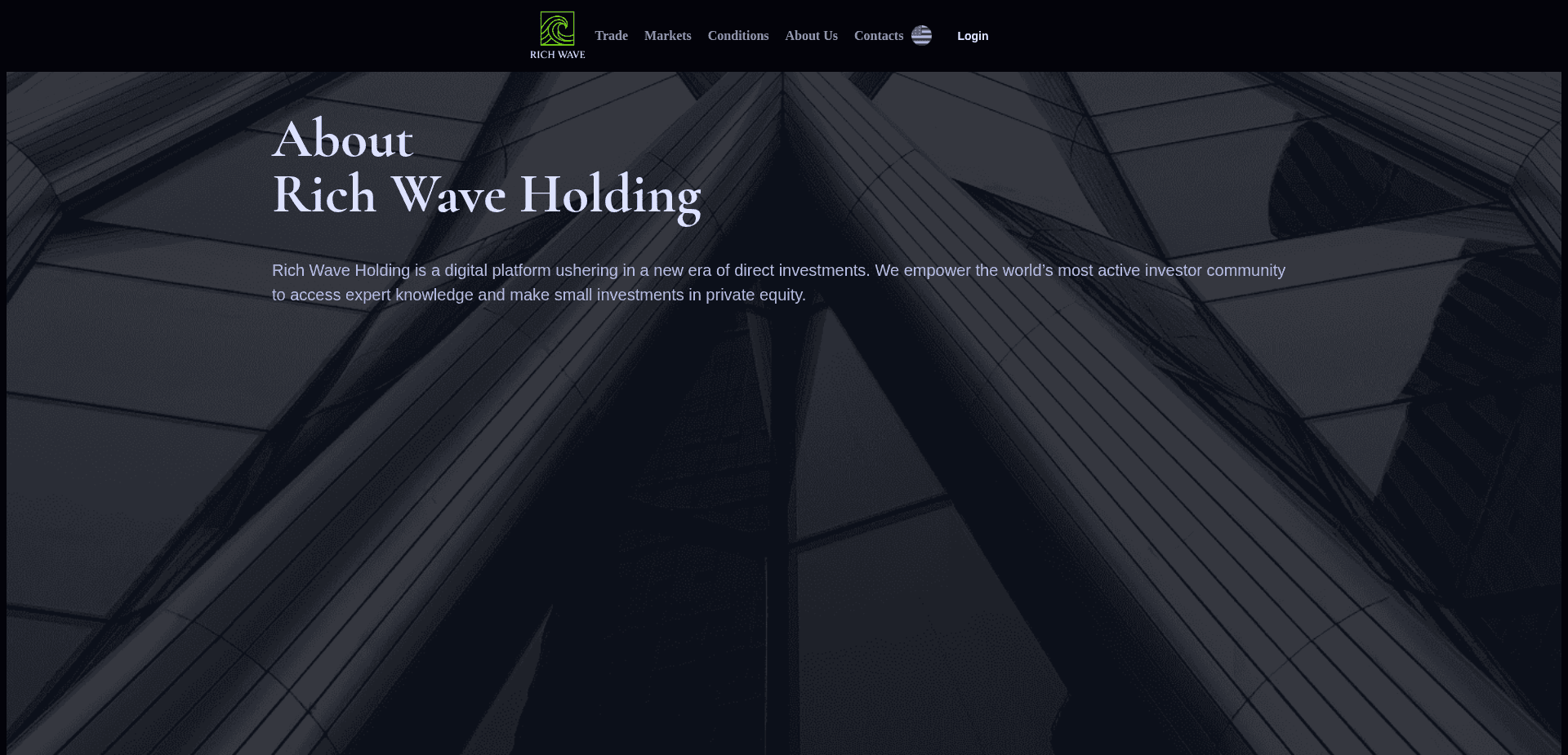 Screenshot for richwaveholding.com - 0