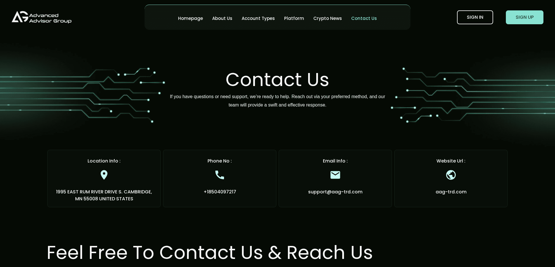 Screenshot for aag-trd.com - 3