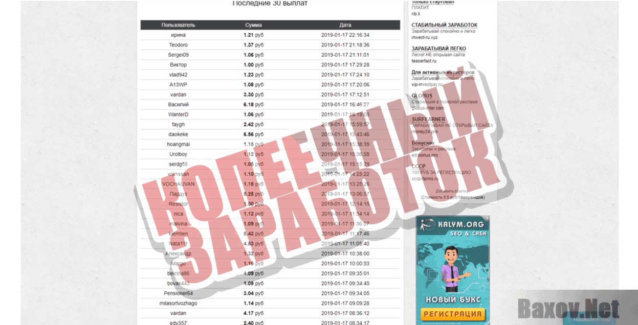 NIKA Bux Копеечный заработок