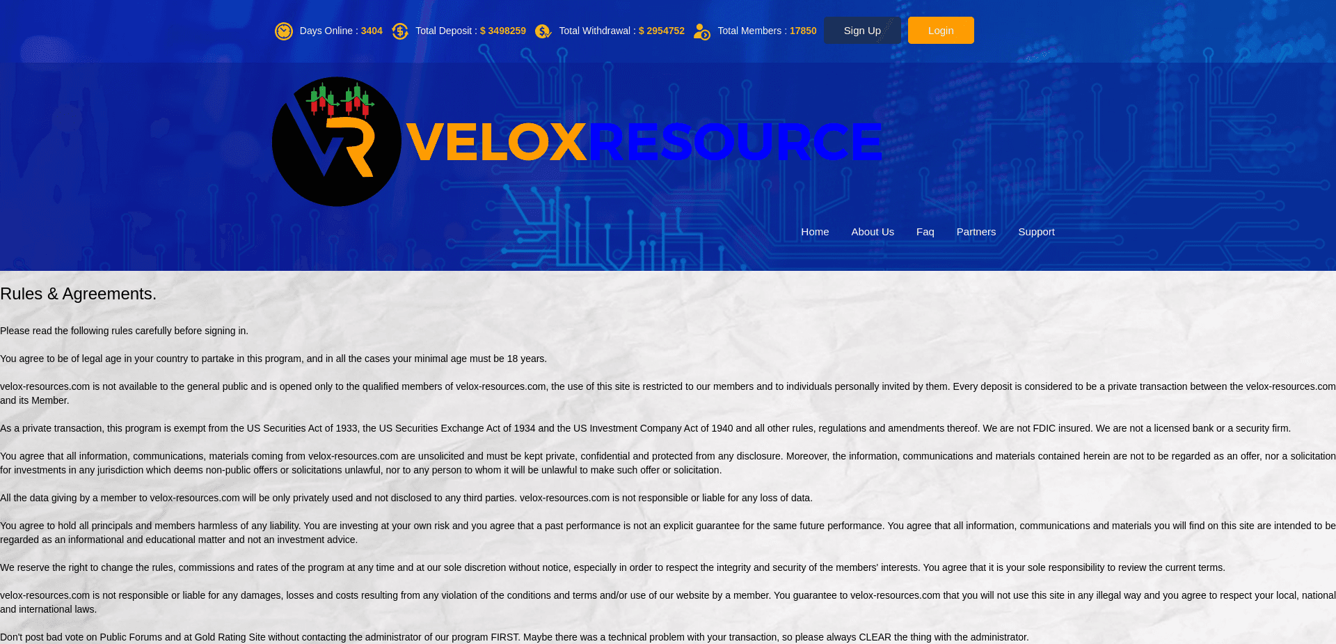 Screenshot for velox-resources.com - 1