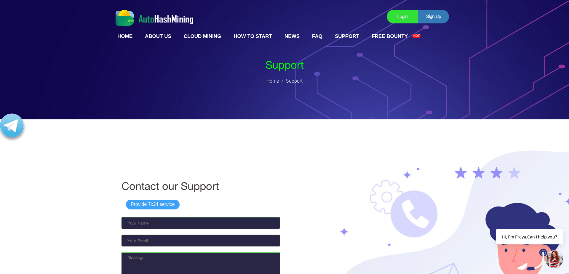 Screenshot for autohashmining.com - 3