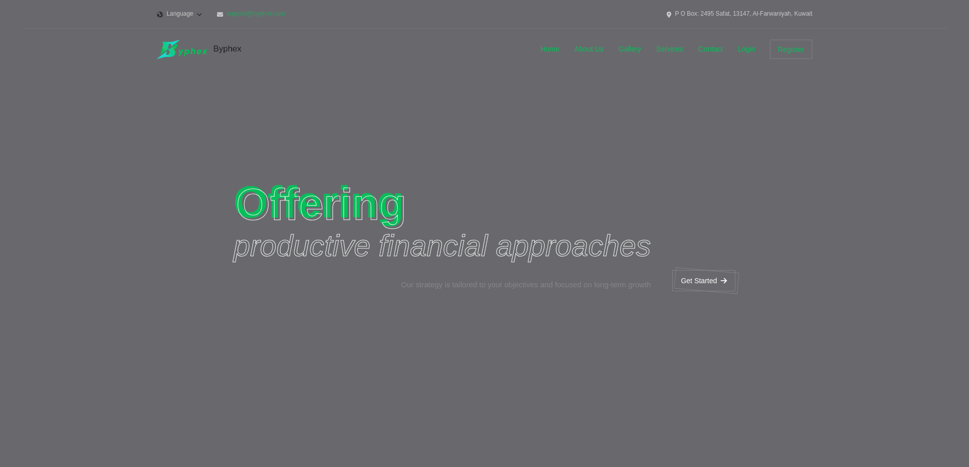 Screenshot for byphex.com - 1