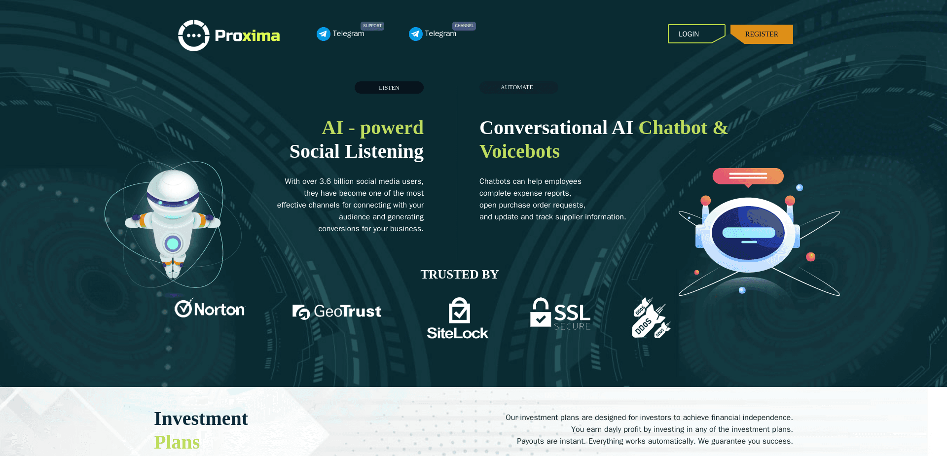 Screenshot for proxima.gay - 2