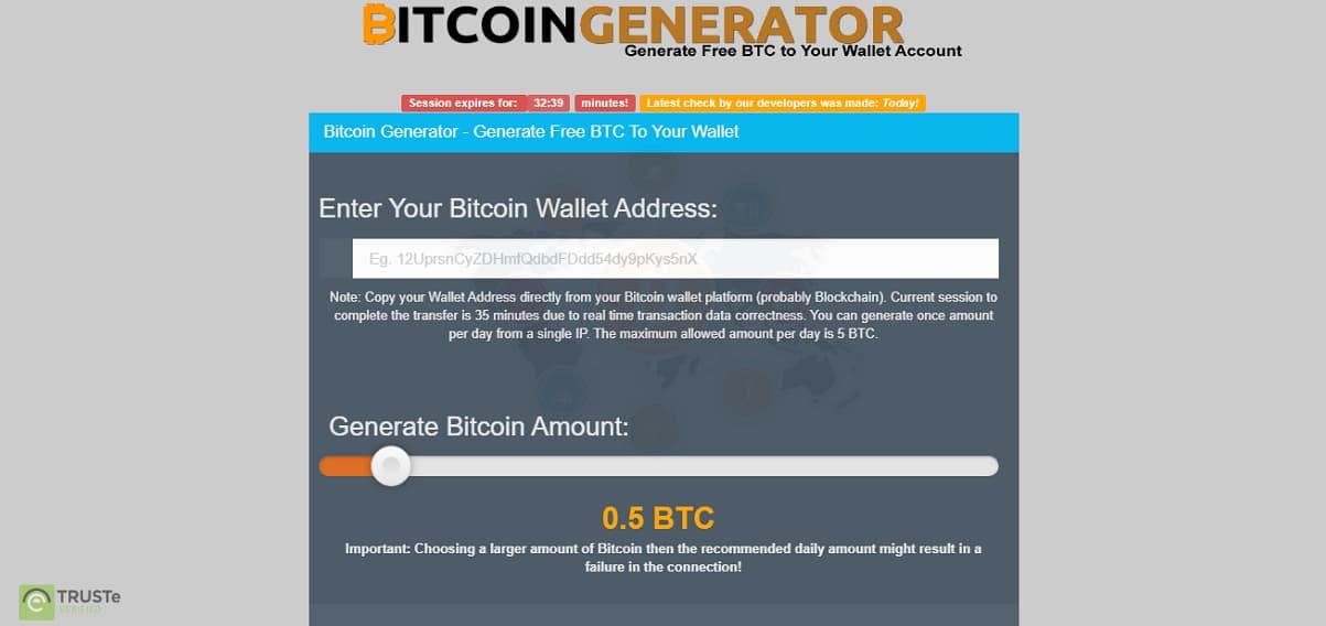 Bitcoin Generator