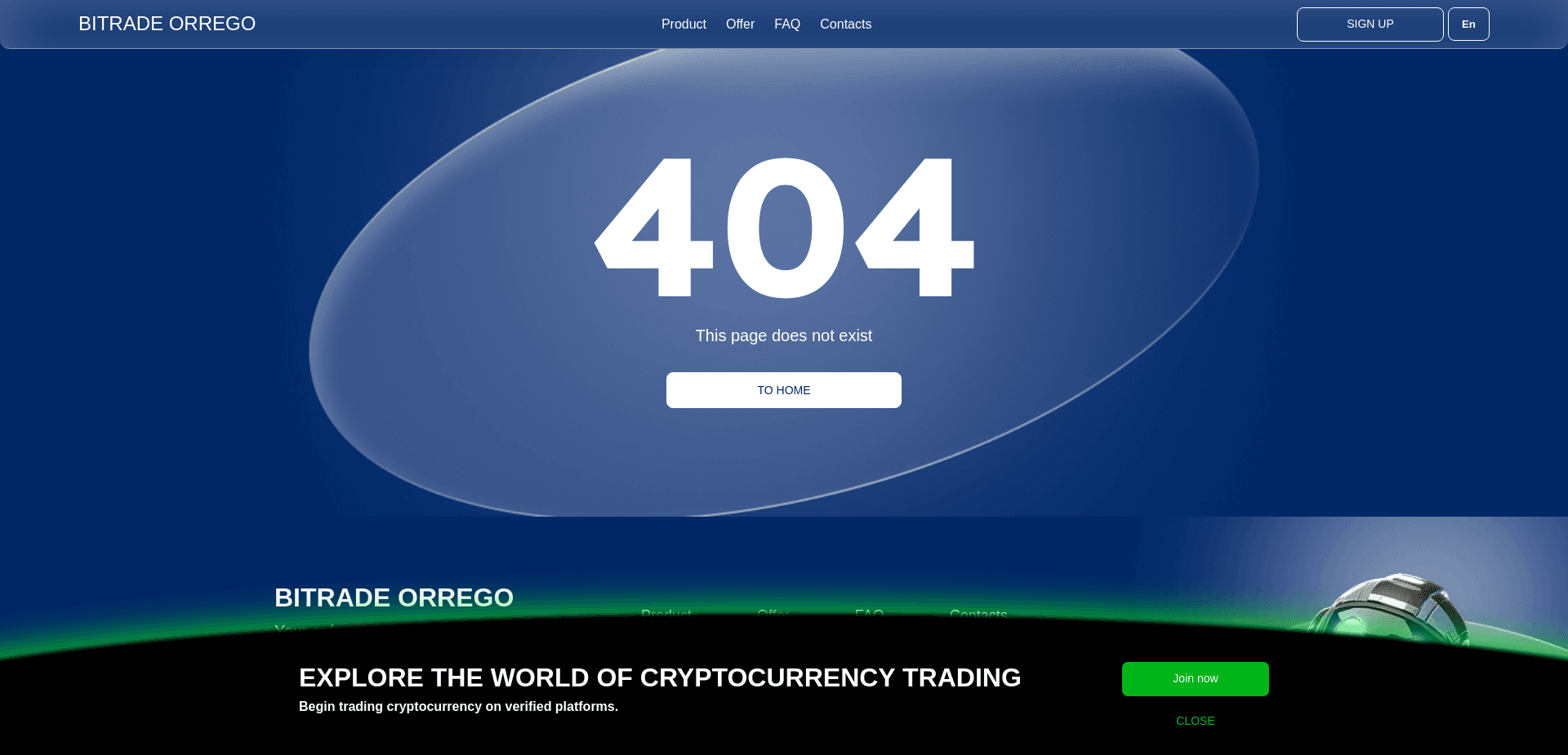 Screenshot for bitrade-orrego.com - 2