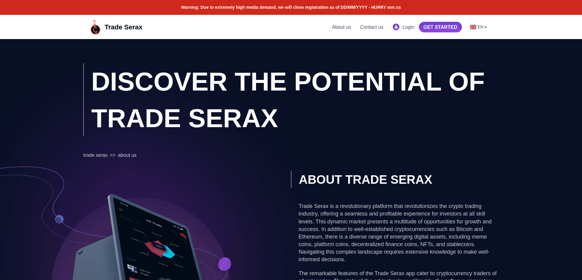Trade Serax отзывы и обзор. Развод, лохотрон или правда. Только честные и правдивые отзывы.
