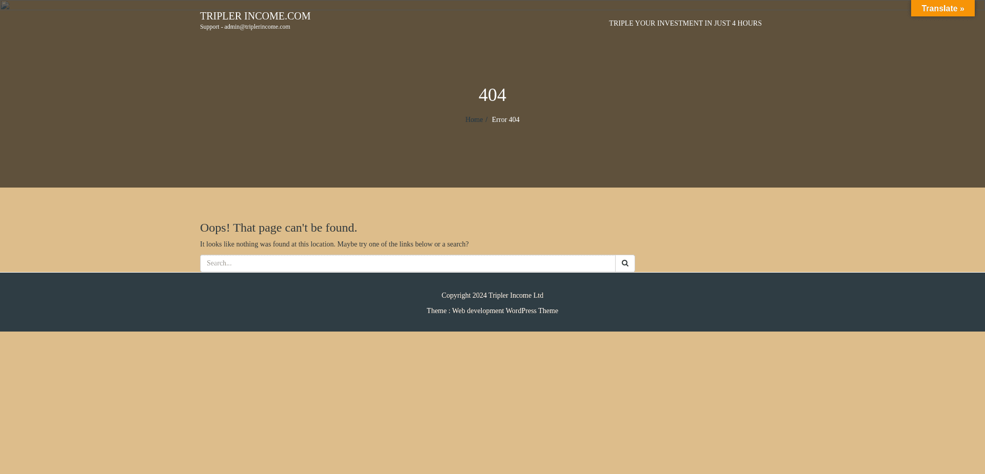 Screenshot for triplerincome.com - 1