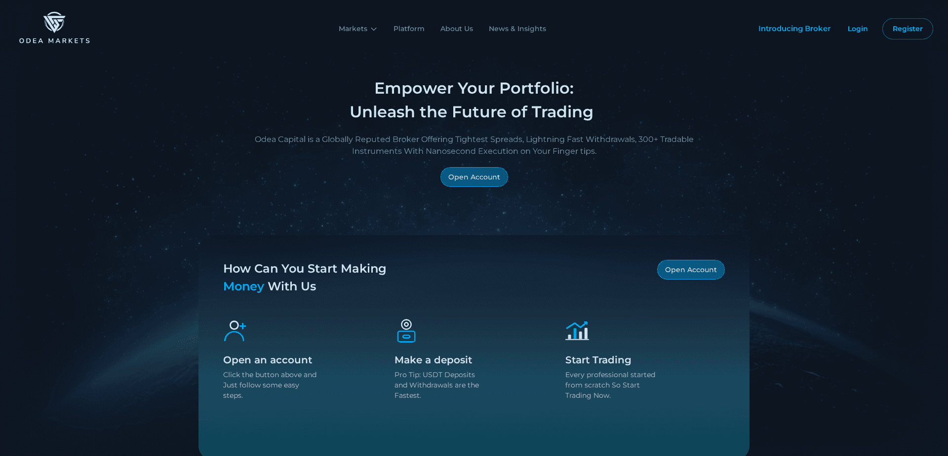 Screenshot for odeacapital.pro - 2