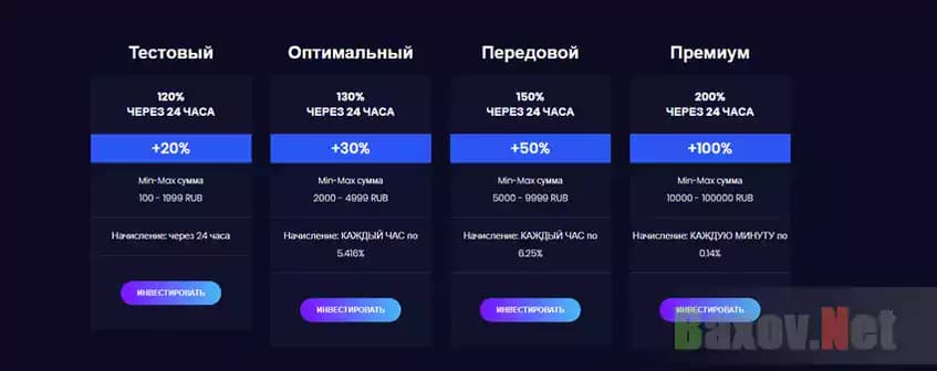 Тарифы мошенников