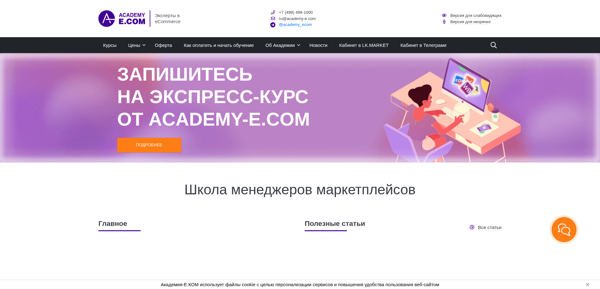 Screenshot for academy-e.com - 0