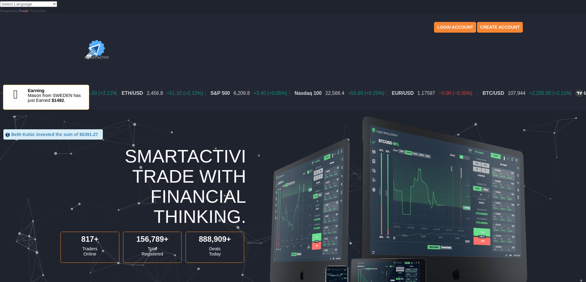 Screenshot for smartactivi.click - 0