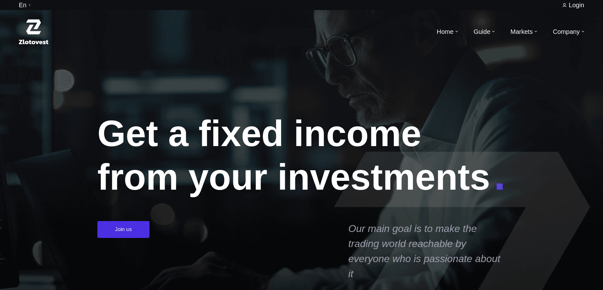 Screenshot for zlotovest.com - 2