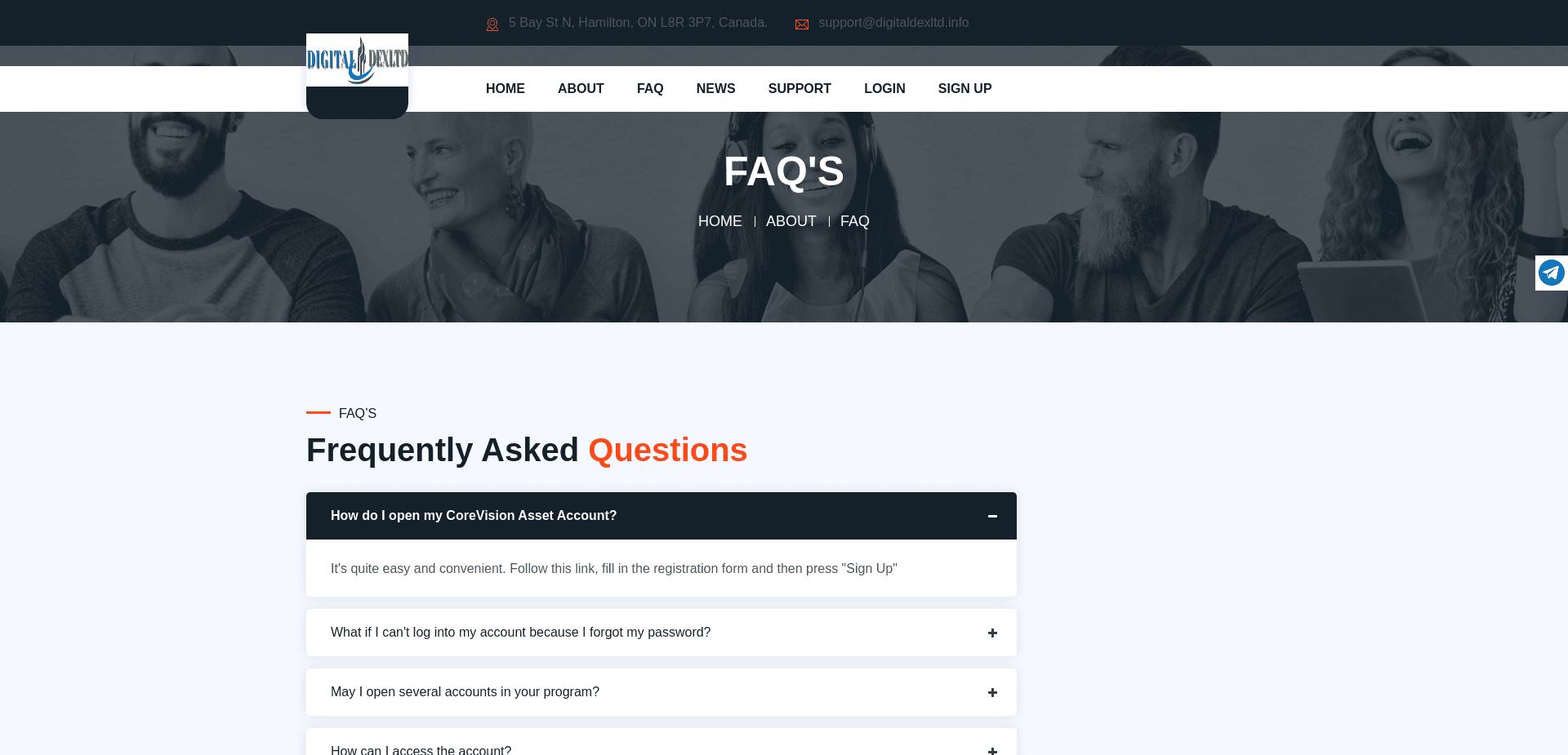 Screenshot for digitaldexltd.info - 3