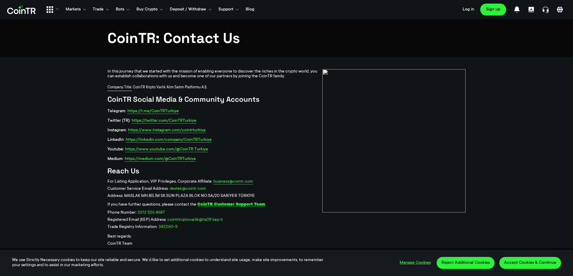 Screenshot for cointr.com - 0