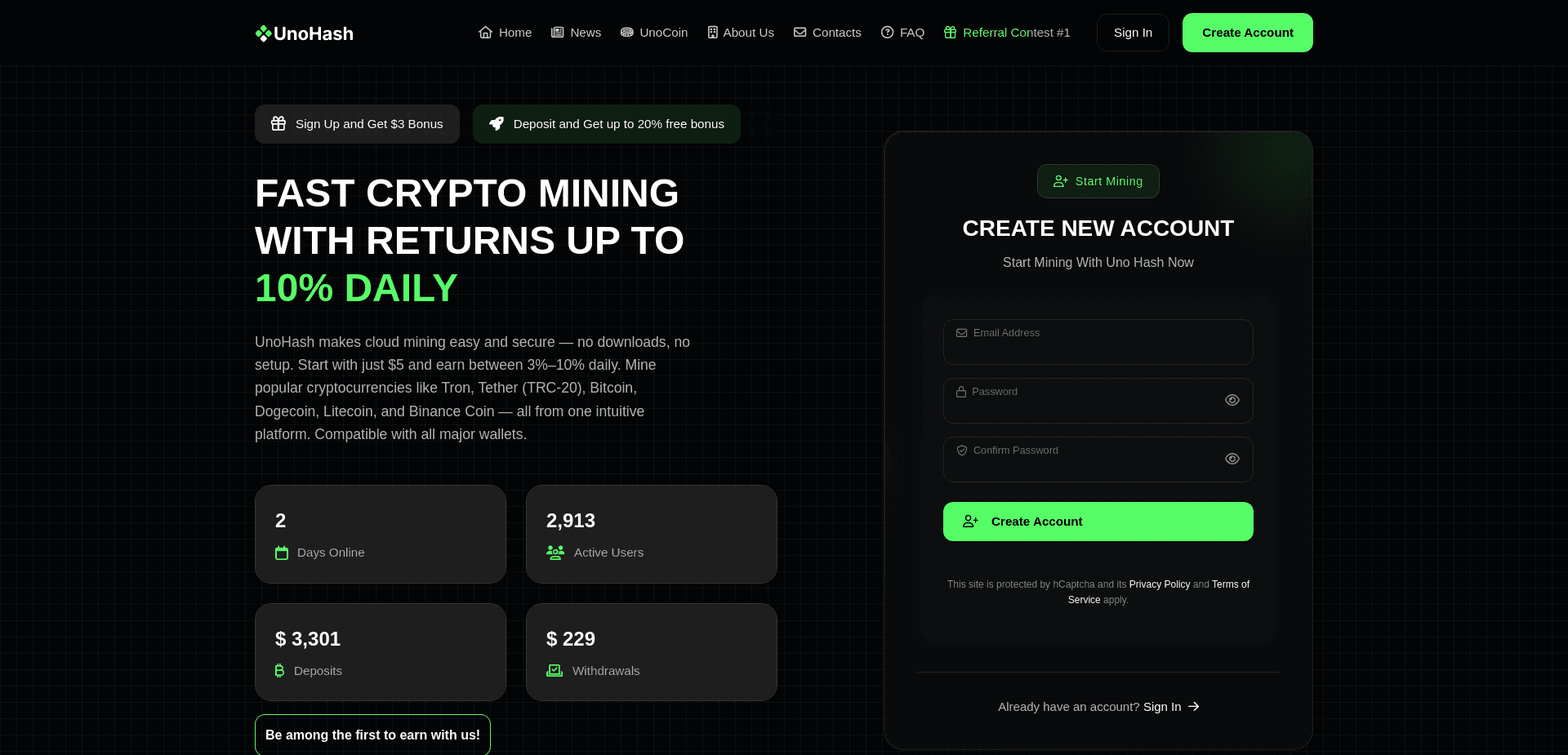 Хайп Unohash отзывы и обзор. Развод, лохотрон или правда. Только честные и правдивые отзывы.