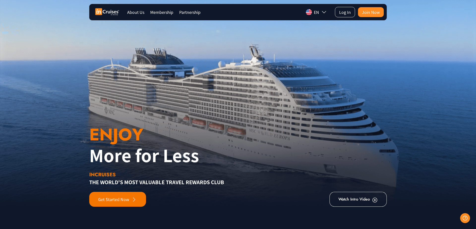 Screenshot for incruises.com - 1