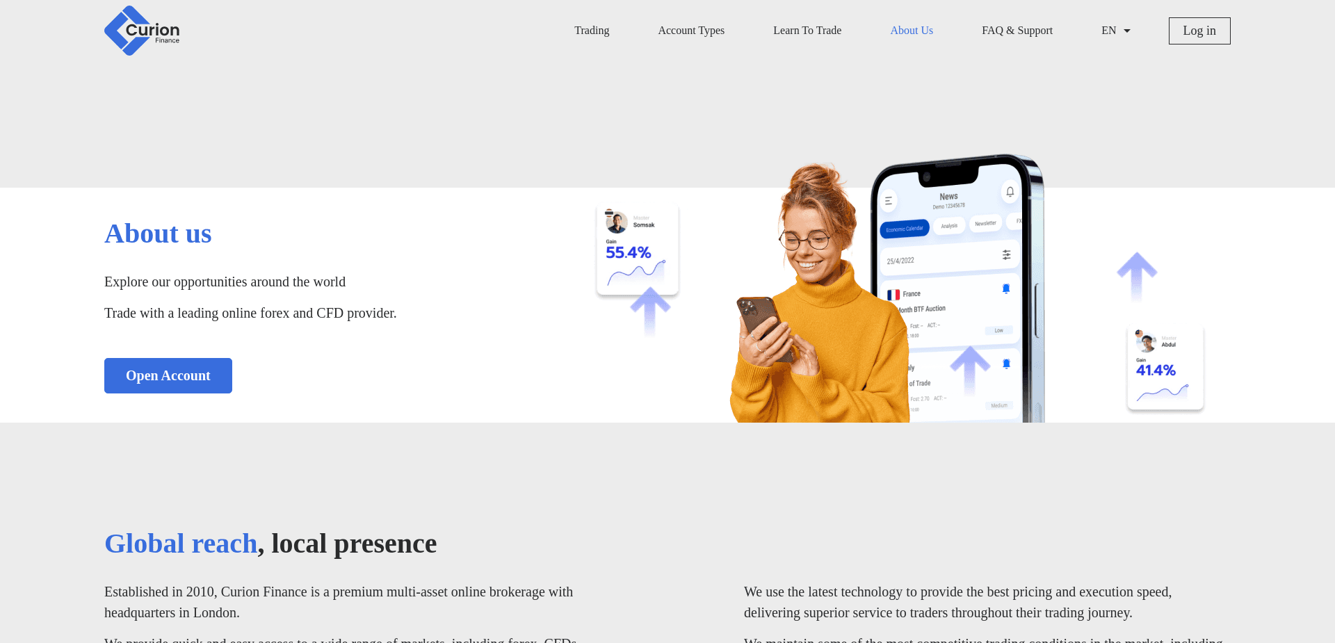 Screenshot for curion-finance.com - 0