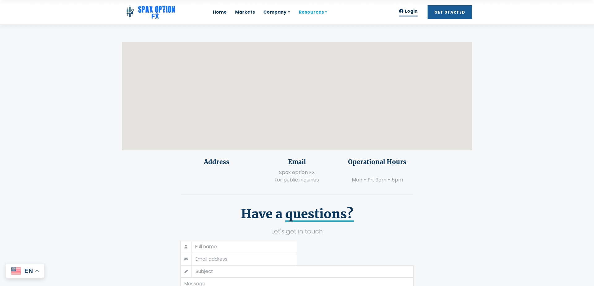 Screenshot for spaxoptionfx.com - 2