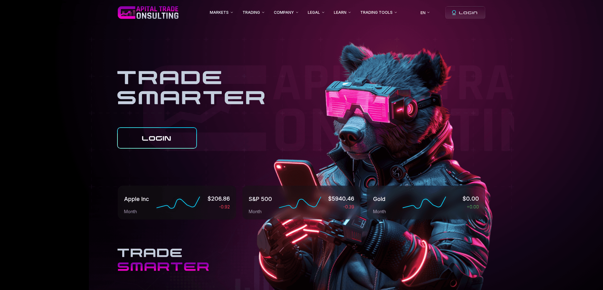 Screenshot for captrdltd.com - 1