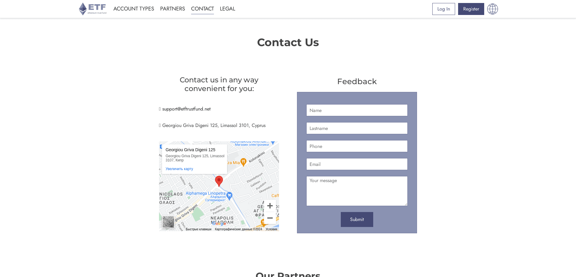 Screenshot for etftrustfund.net - 1