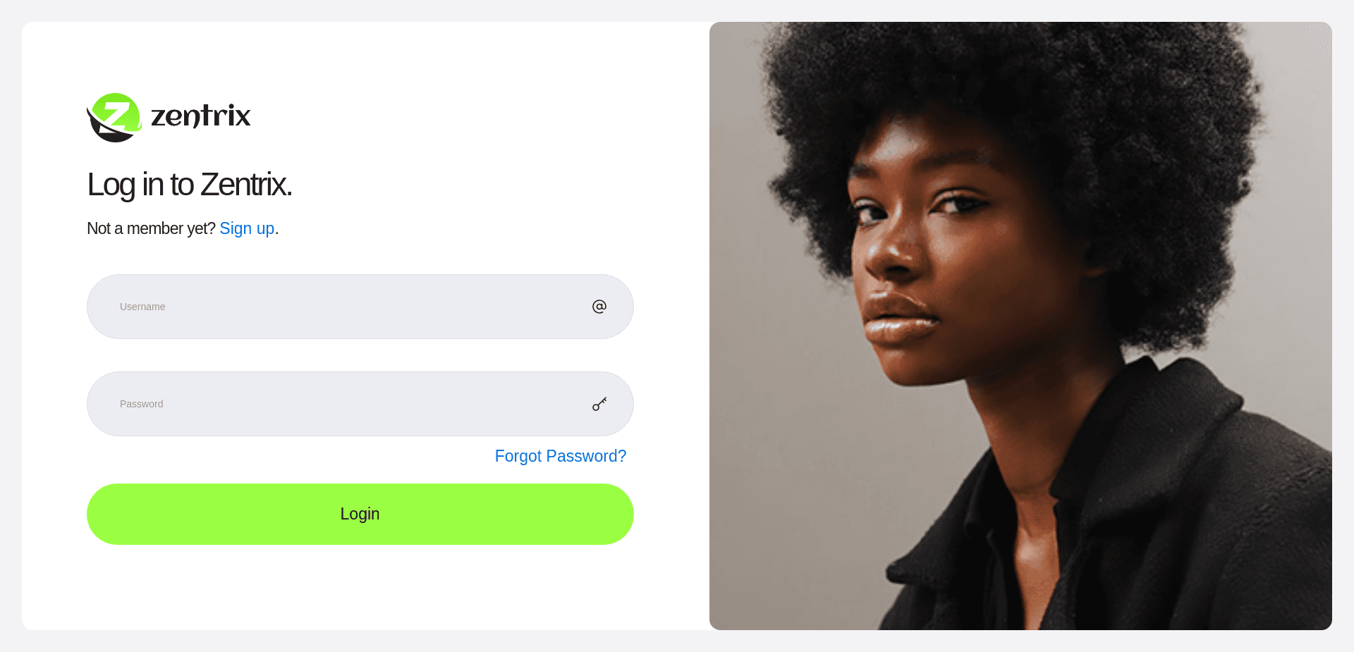 Screenshot for zentrix.biz - 2