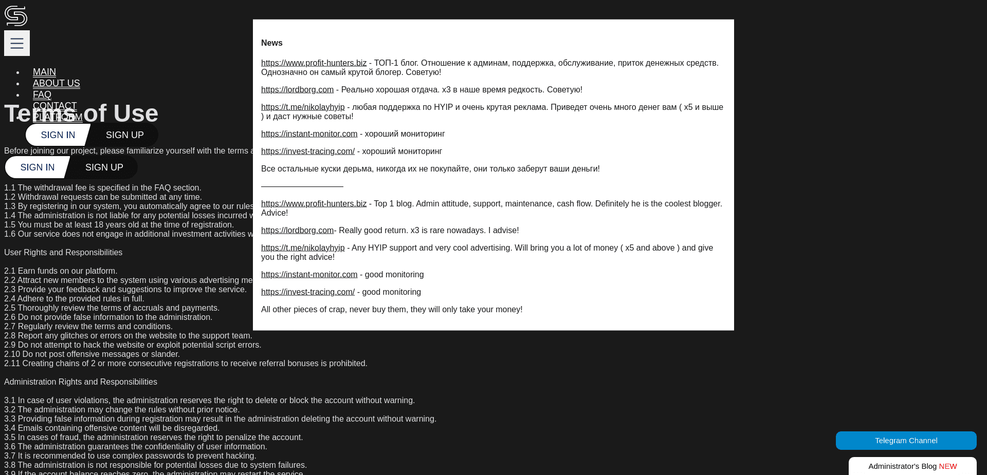 Screenshot for stonkstrading.cc - 1