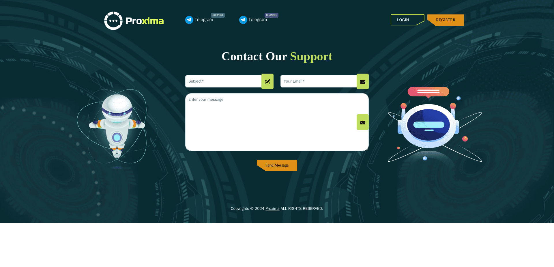 Screenshot for proxima.gay - 0