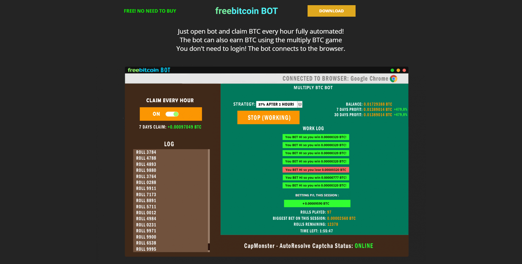 Freebitcoin BOT