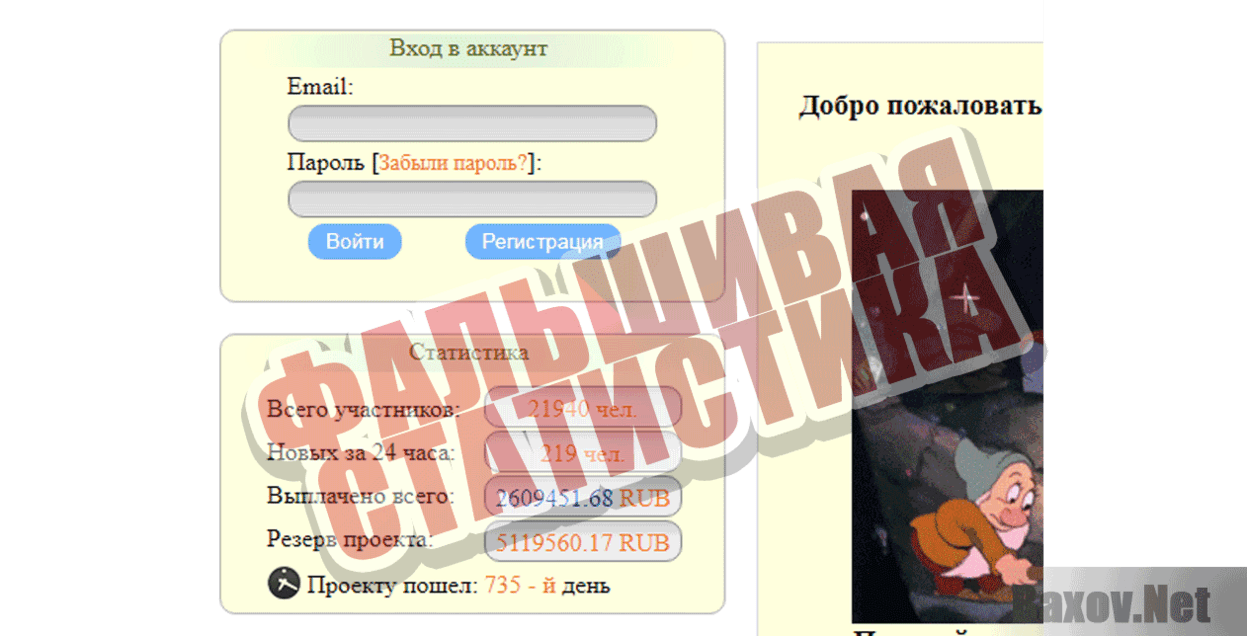 Golden-Ferm Фальшивая статистика