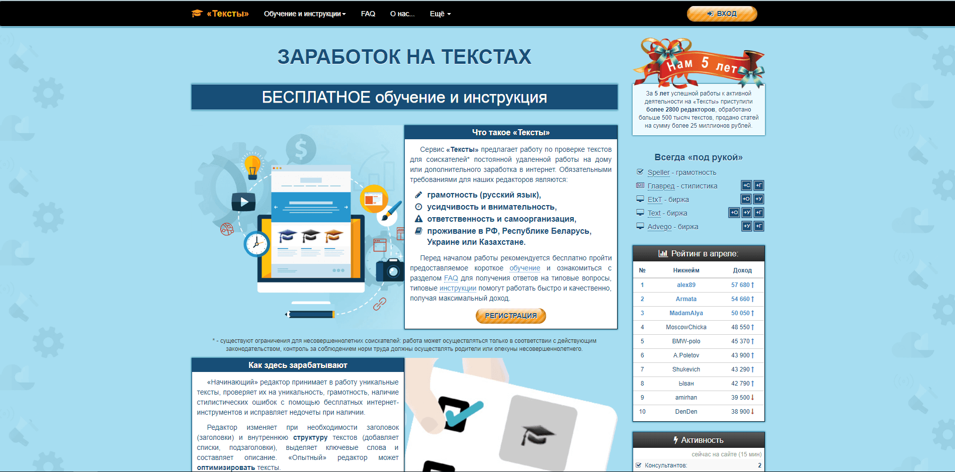 Заработок на текстах - лохотрон