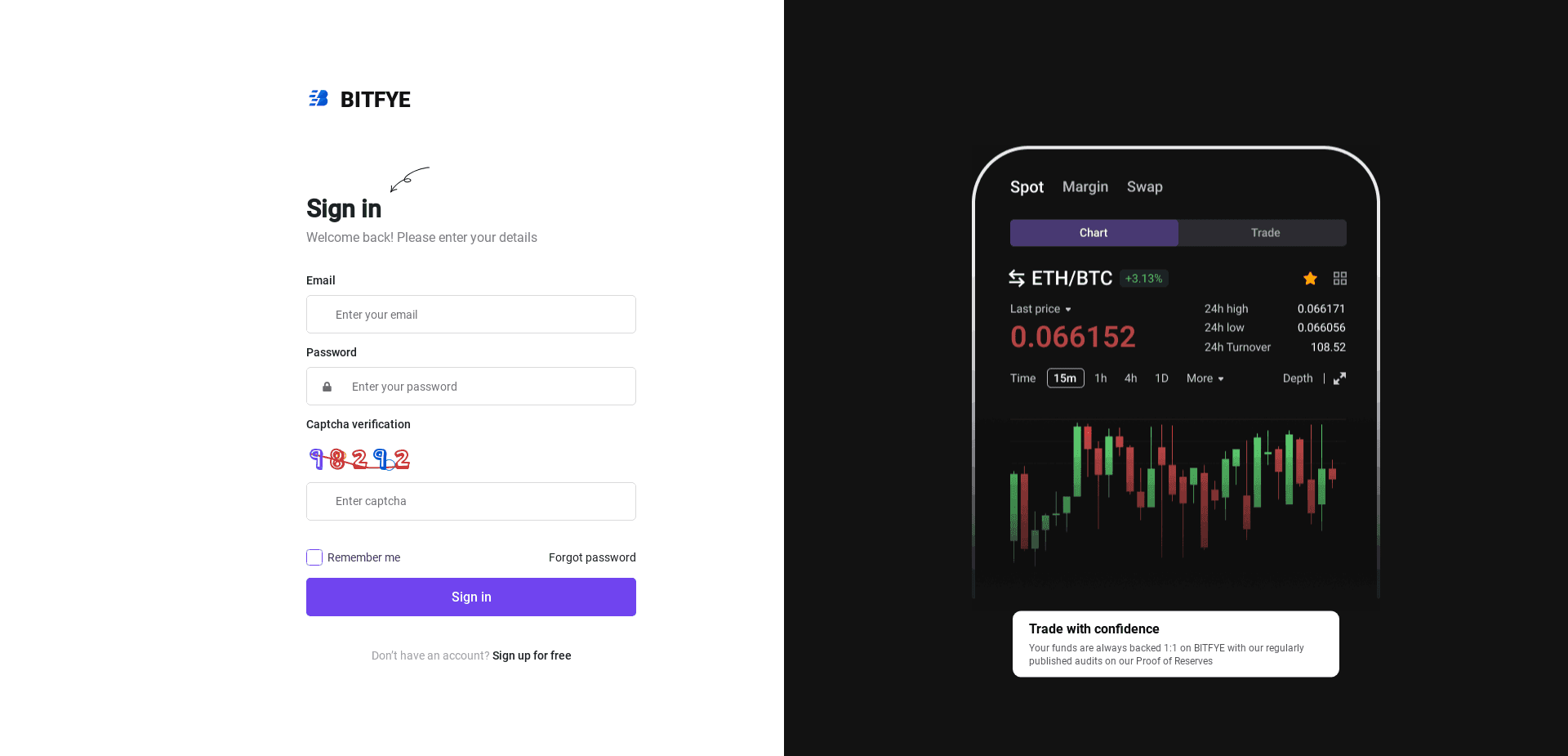 Screenshot for bitfye.net - 0
