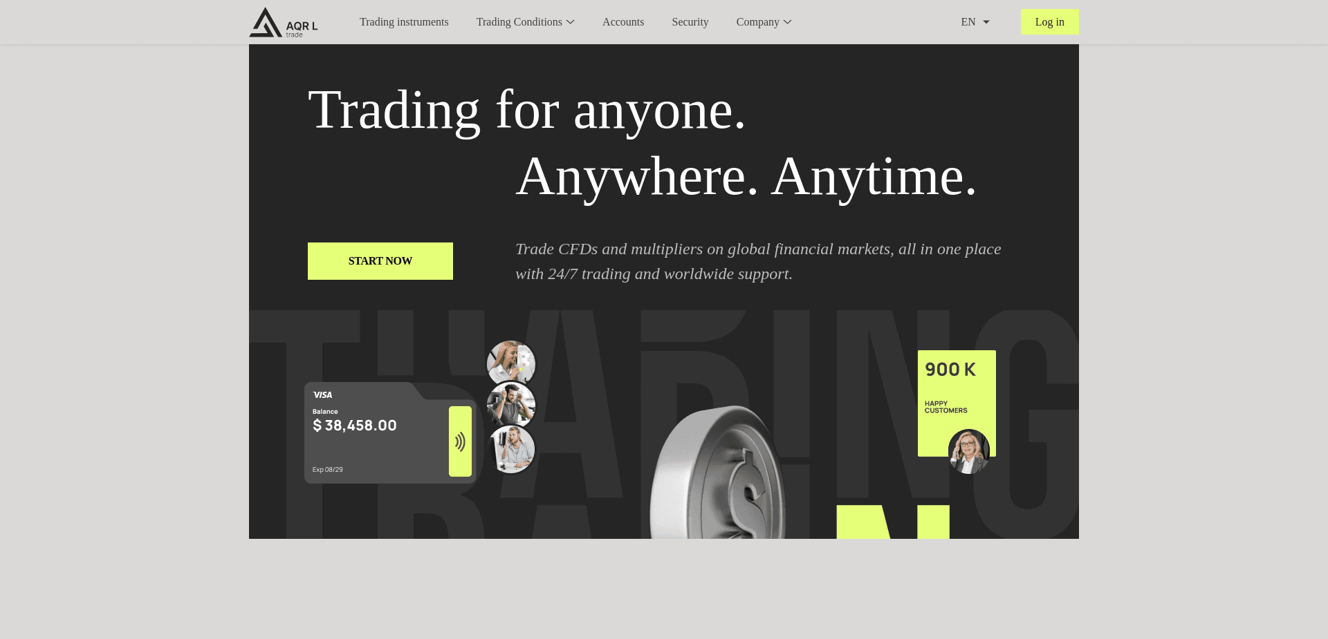 Screenshot for aqrl-trade.com - 1