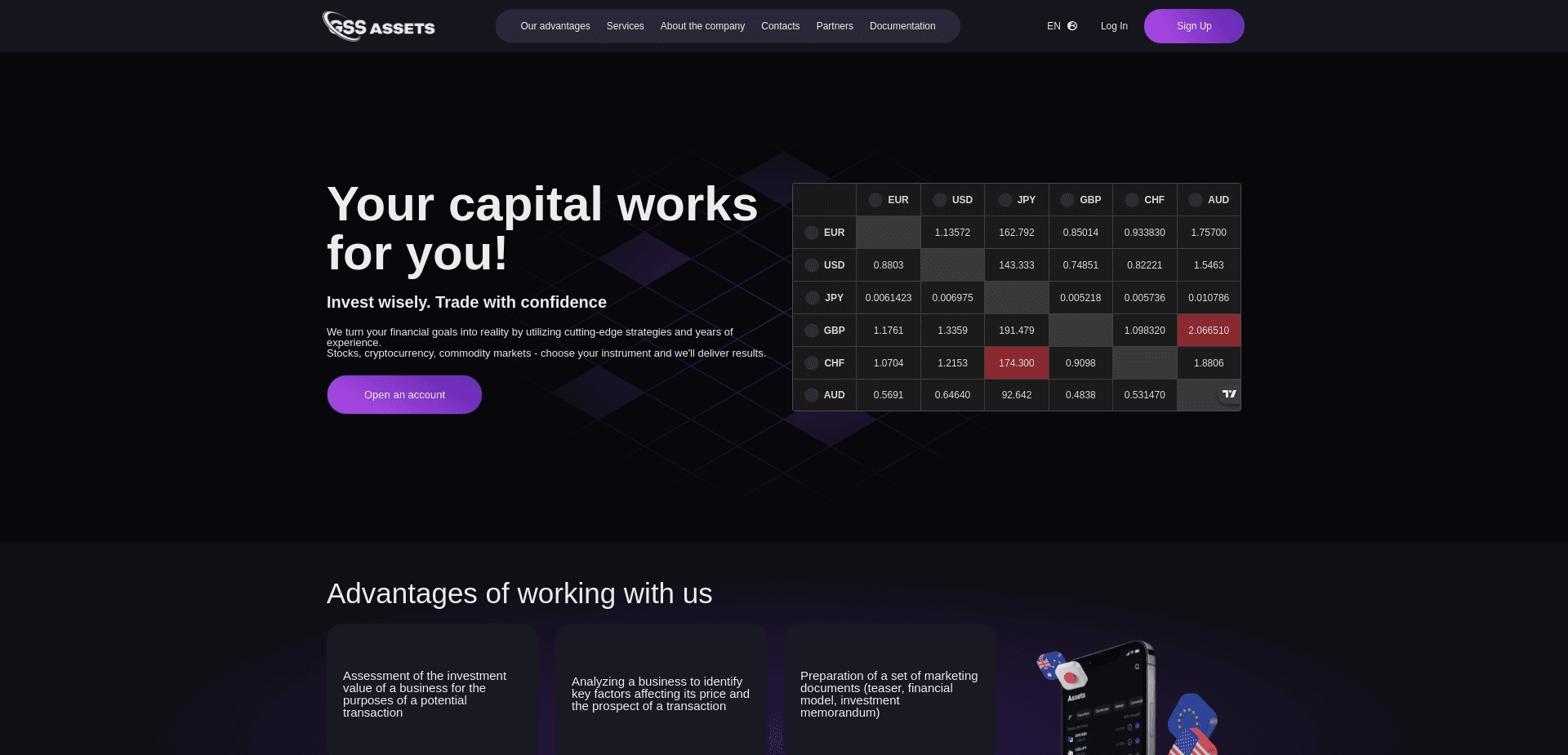 Screenshot for globalsolutionstrategies.com - 2