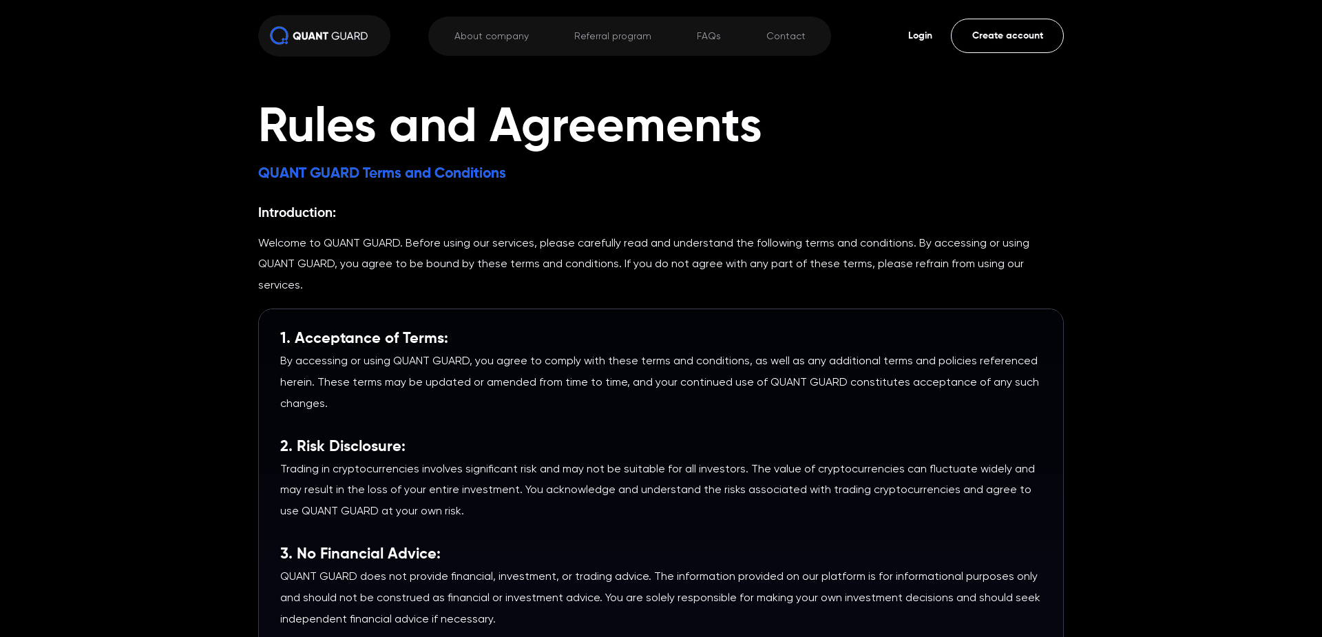 Screenshot for quantguard.ai - 3
