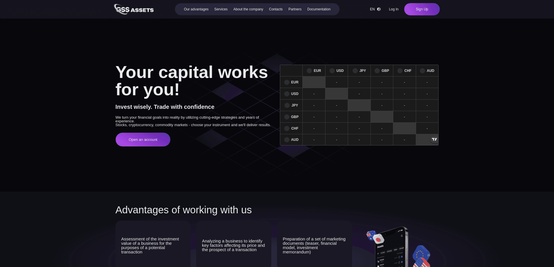 Screenshot for globalsolutionstrategies.com - 3